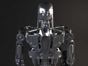 Terminator T800 Rigged 3D Model