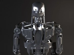 Terminatore T800 attrezzato Modello 3D