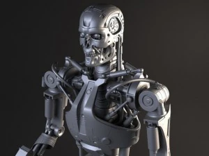 Terminatore T800 attrezzato Modello 3D