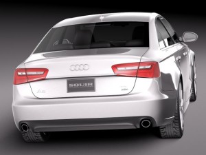 Audi A6 Sedan USA 2012-2015 Modello 3D