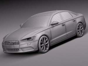 Audi A6 Sedan USA 2012-2015 Modello 3D