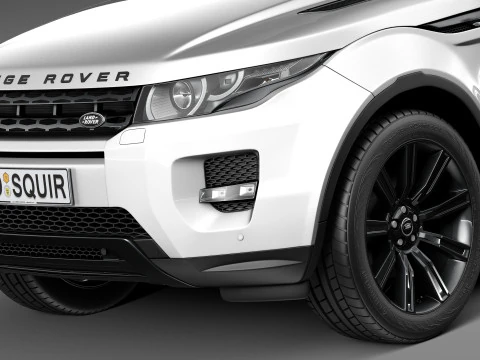 Range Rover Evoque Black Design 2013 3D Model