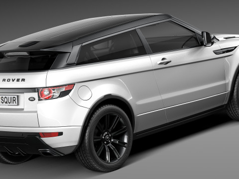Range Rover Evoque Black Design 2013 3D Model