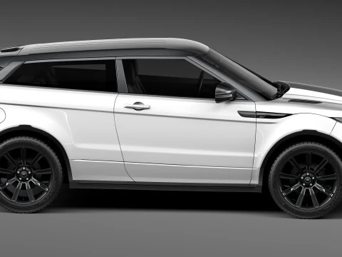 Range Rover Evoque Black Design 2013 3D Model