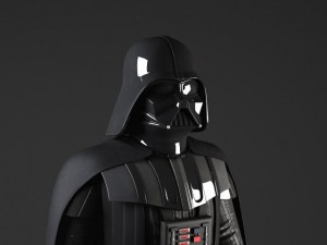 Starwars Darth Vader Rigged 3D मॉडल