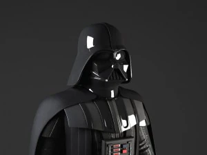Starwars Darth Vader Rigged 3D Model