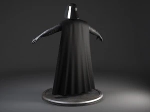 Starwars Darth Vader Rigged 3D Model