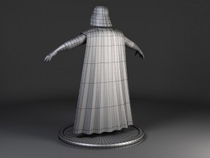Starwars Darth Vader Rigged 3D मॉडल