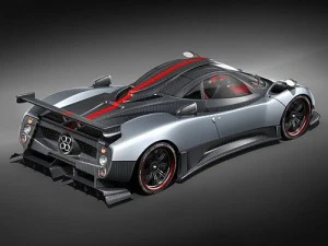 Pagani Zonda Cinque 3D Model