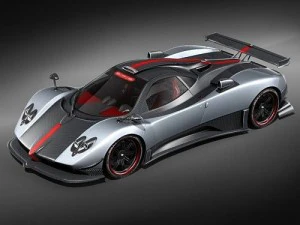 Pagani Zonda Cinque 3D Model