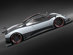 Pagani Zonda Cinque 3D Model
