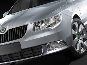 Skoda Superb Sedan 2009 Modelo 3D