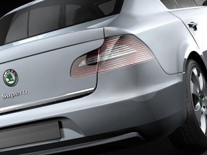 Skoda Superb Sedan 2009 Modelo 3D