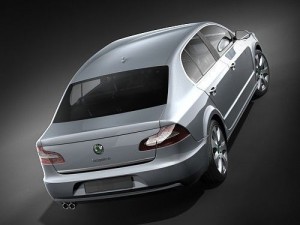 Skoda Superb Sedan 2009 Modelo 3D