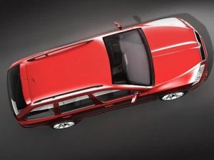 Skoda Octavia RS Combi 3D Model
