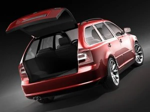 Skoda Octavia RS Combi 3D Model
