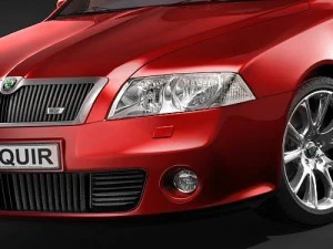 Skoda Octavia RS Combi 3D Model