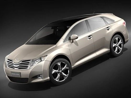 Toyota Venza 2009 3D Model .c4d .max .obj .3ds .fbx .stl .blend 