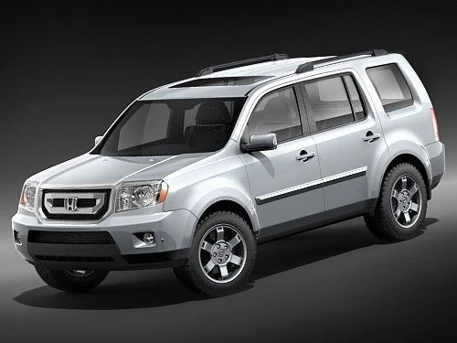 Honda Pilot 2009 3D Model .c4d .max .obj .3ds .fbx .stl .blend 