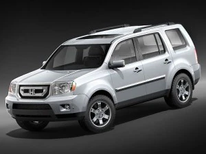 Honda piloto 2009 Modelo 3D