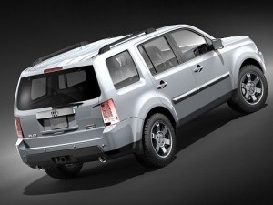 Honda Pilot 2009 3D 模型