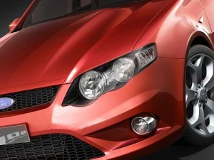 Falcon XR8 2008 3D Model