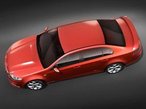 Falcon XR8 2008 3D Model