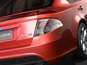 Falcon XR8 2008 3D Model