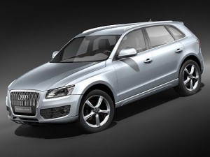 Audi Q5 2009 midpoly 3D Model