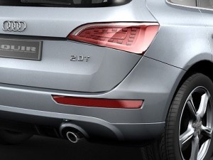 Audi Q5 2009 midpoly 3D Model