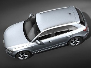 Audi Q5 2009 midpoly 3D Model