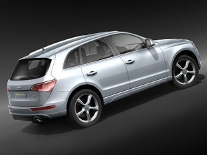 Audi Q5 2009 midpoly 3D Model