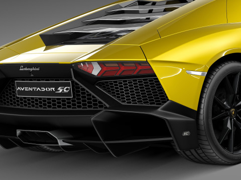 Aventador LP720-4 50th Anniversary 2013 Model 3D