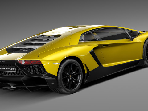 Aventador LP720-4 50th Anniversary 2013 Model 3D