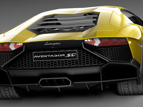 Aventador LP720-4 50th Anniversary 2013 Model 3D