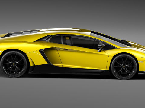 Aventador LP720-4 50th Anniversary 2013 Model 3D
