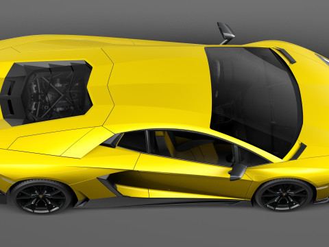 Aventador LP720-4 50th Anniversary 2013 Model 3D