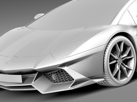 Aventador LP720-4 50th Anniversary 2013 Model 3D