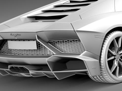 Aventador LP720-4 50th Anniversary 2013 Model 3D