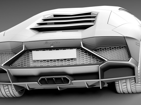 Aventador LP720-4 50th Anniversary 2013 Model 3D