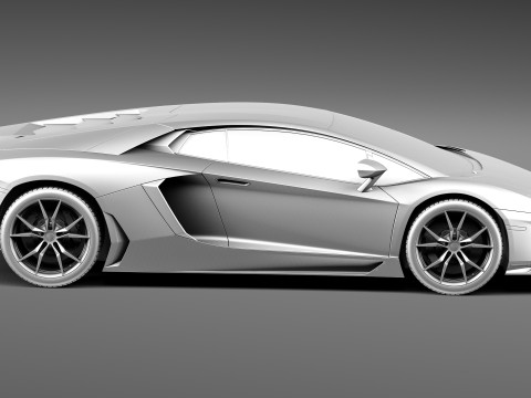 Aventador LP720-4 50th Anniversary 2013 Model 3D