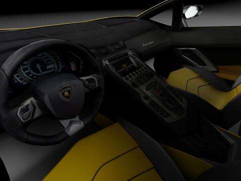 Aventador LP720-4 50th Anniversary 2013 Model 3D