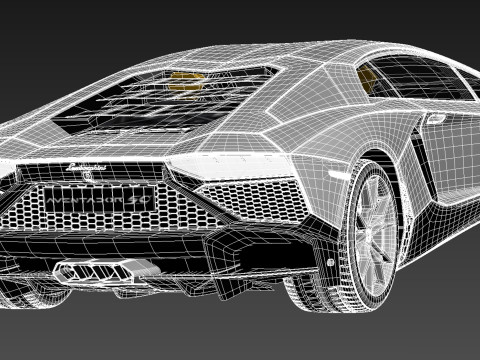 Aventador LP720-4 50th Anniversary 2013 Model 3D