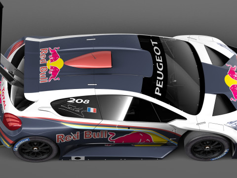 Peugeot 208 T16 Pikes Peak 2013 Model 3D