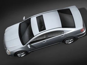 Mitsubishi Galant 2009 3D Model