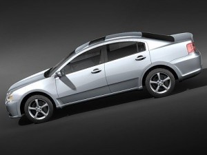 Mitsubishi Galant 2009 Modello 3D