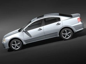 Mitsubishi Galant 2009 3D Model