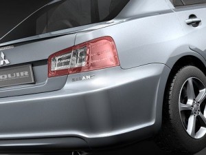 Mitsubishi Galant 2009 Modello 3D