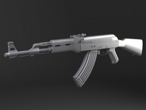 AK47 Kalashnikov Model 3D