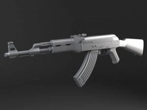 AK47 Kalaşnikof 3D Model